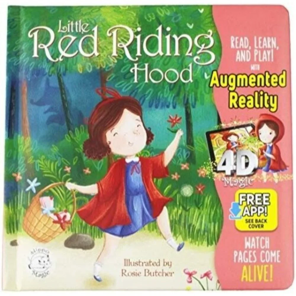 Little Red Riding Hood Come-To-Life Board Book Story Read Learn Play Interactive